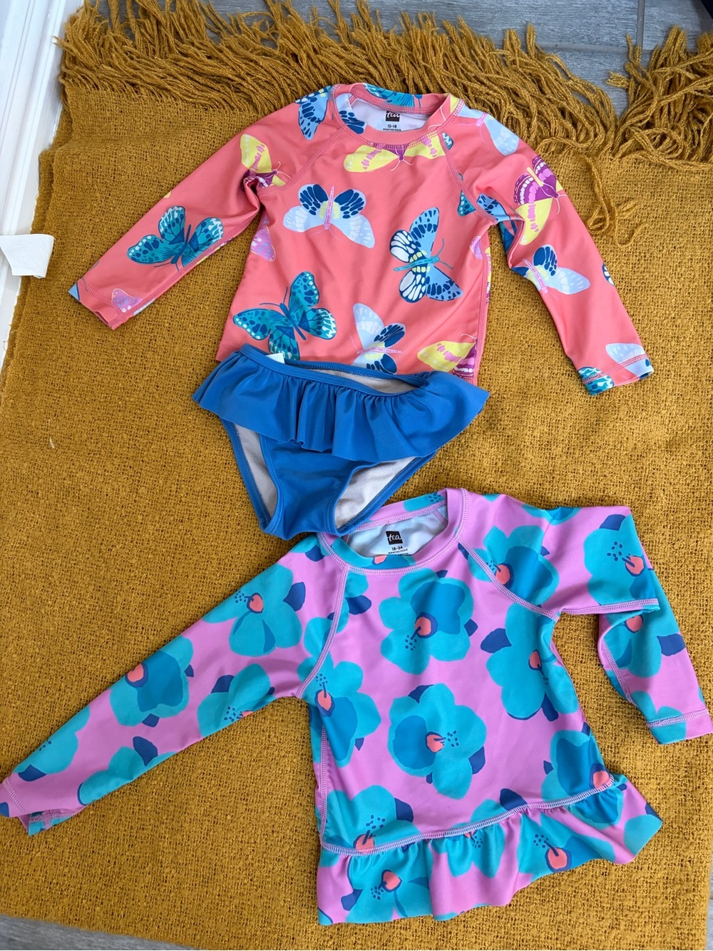 Tea Collection 18-24 months Long-Sleeve Rashguard Set